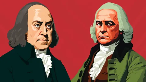 John Adam & Benjamin Franklin