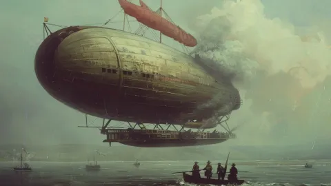Henri Giffard & The First Steam Powered Airship