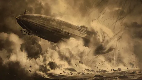 Infernos Aloft: 7 Infamous Airship Crashes & Disasters