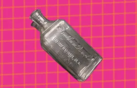 Antique embossed Bradham Drug Co bottle from New Bern, North Carolina