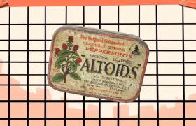Vintage Altoids Curiously Strong Peppermints tin from Smith Kendon London