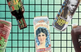 Discontinued AriZona cans and jug including Chocolate Fudge Float and Lemon Fizz