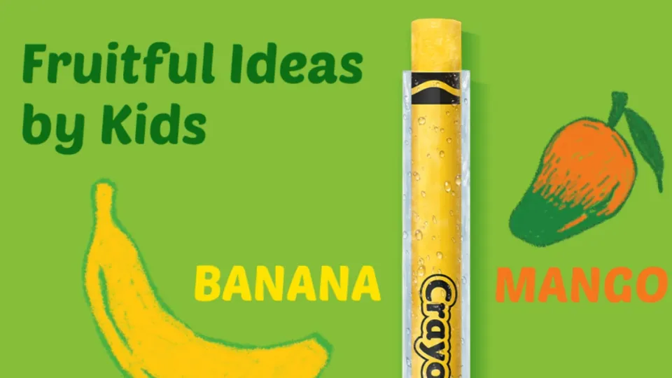 The Dandelion Crayon Makes a Comeback as a New Freezer Bar Flavor