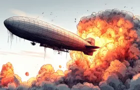 The Luxury Airship that Became a Fireball In Less Than a Minute